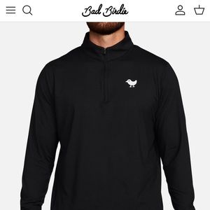 Bad Birdie Quarter Zip - New and never worn!